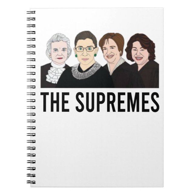 Supreme Court Women, Ruth Bader Ginsburg Notebook (Front)