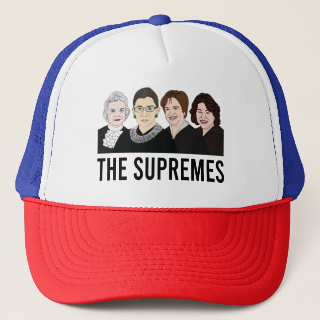 Supreme Court Women, Ruth Bader Ginsburg Trucker Hat (Front)