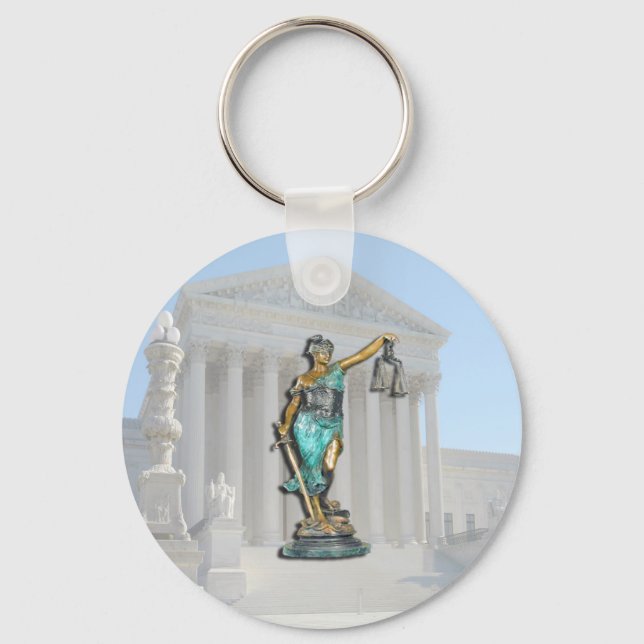 SUPREME-CT-LADY-JUSTICE KEYCHAIN (Front)