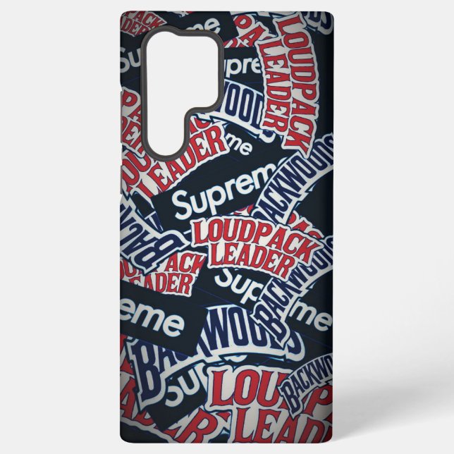 Supreme Graffiti Sticke Samsung Phone Case (Back)