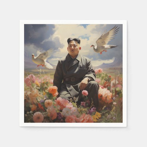 Supreme Leader Kim Jong Un Napkins