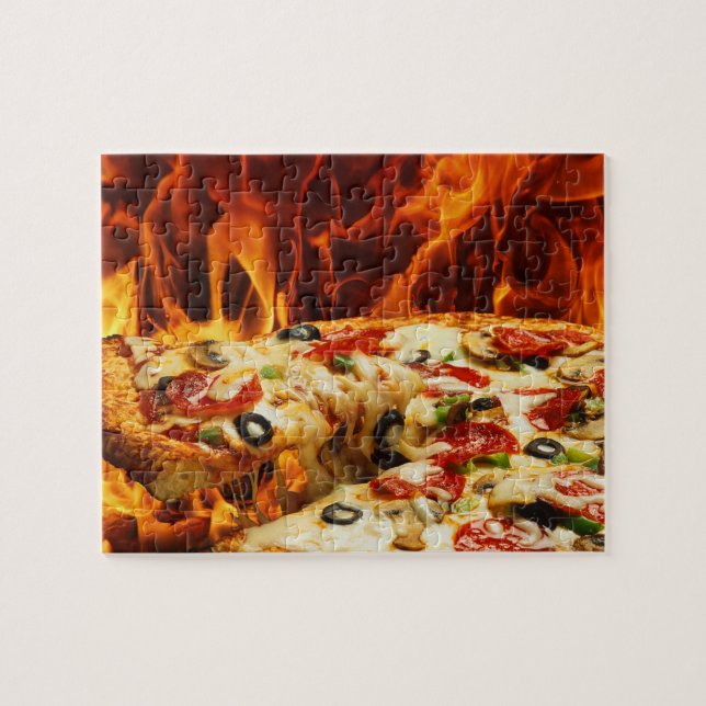 Supreme Pizza Jigsaw Puzzle (Horizontal)