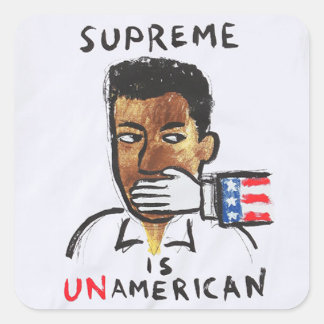 supreme square sticker