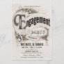Supreme Vintage Engagement Party Invitations