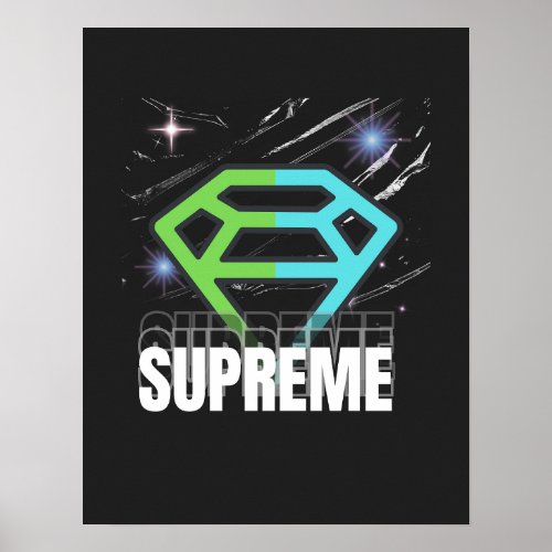 supreme wall art design