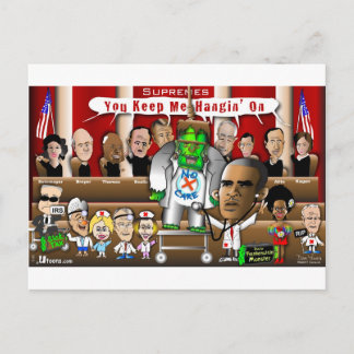 Supremes vs. ObamaCare 3 Postcard