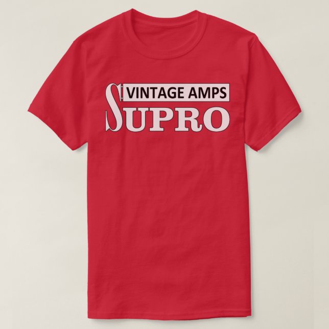 Supro vintage amps T-Shirt (Design Front)