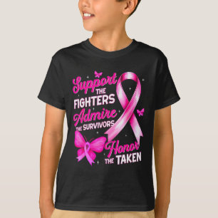 Suprt Admire Honor Breast Cancer Awareness Shirts