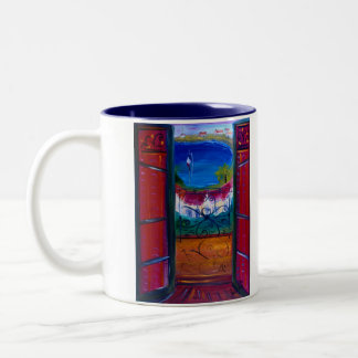 Sur La Mer Two-Tone Coffee Mug