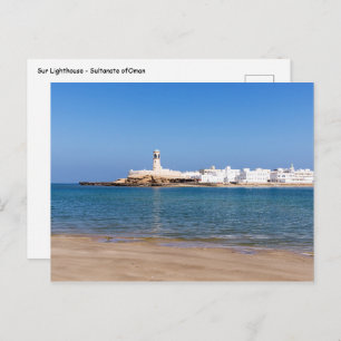 Sur Lighthouse - Sur, Oman Postcard