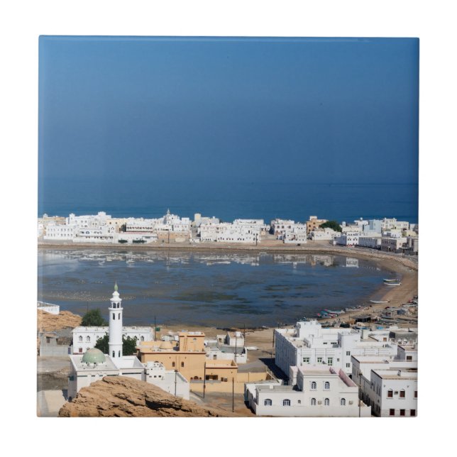 Sur town near Muscat - Oman Ceramic Tile (Front)