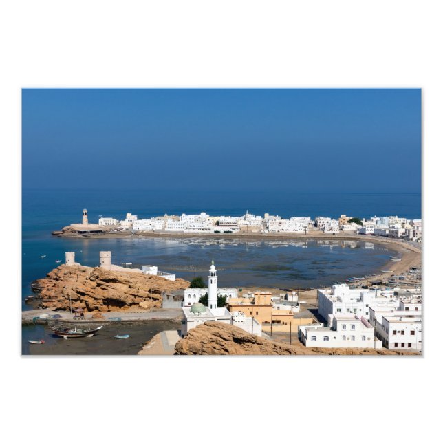 Sur town near Muscat - Oman Photo Print (Front)