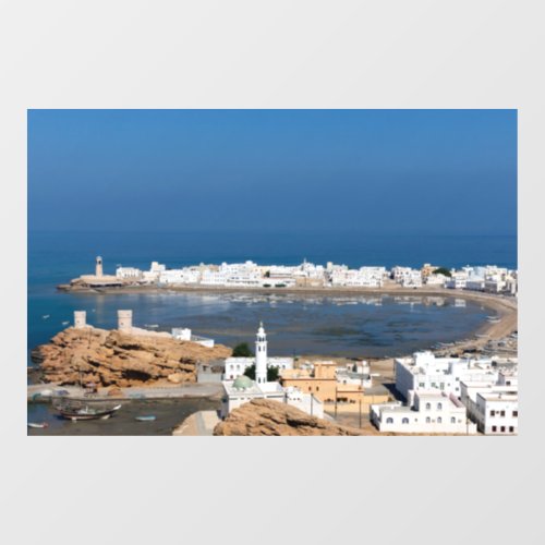 Sur town near Muscat _ Oman Window Cling