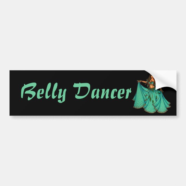 Sura Middle Eastern Belly Dancer Bumper Sticker (Front)