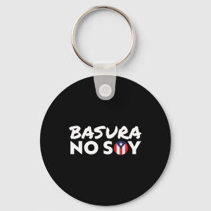 Sura No Soy Puerto Rico Flag I'm Not Garge Spanish Keychain
