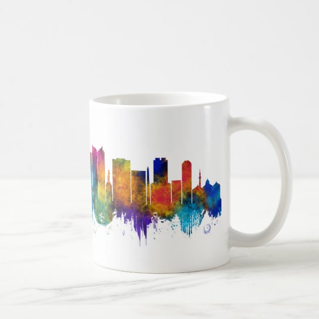Surabaya Indonesia Skyline Coffee Mug (Right)