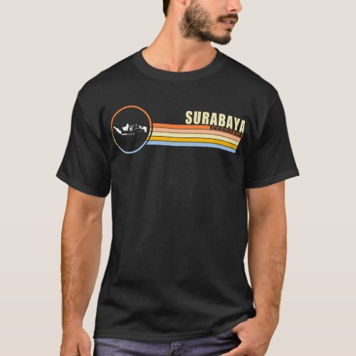Surabaya Indonesia Vintage Sunset T_Shirt