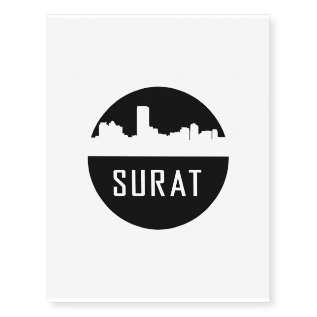 Surat Temporary Tattoos (Front)