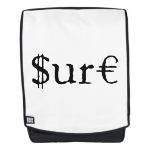 Sure funny money backpack