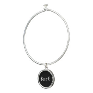 Sure funny money bangle bracelet