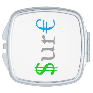 Sure funny money makeup mirror