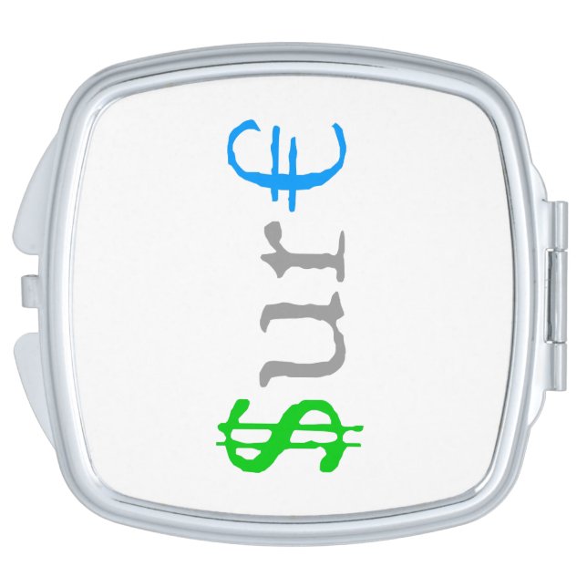Sure funny money makeup mirror (Side)