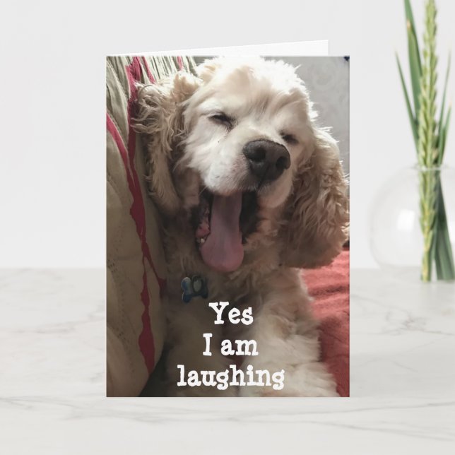 SURE I LAUGH....YOU ARE **60** TODAY CARD (Front)