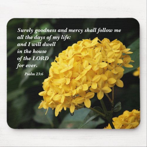 Surely goodness and mercy mouse pad