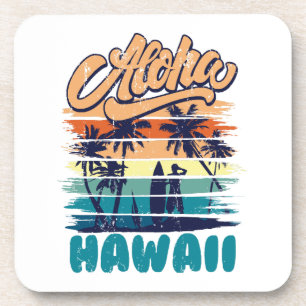 Surf - Aloha Hawaii Beverage Coaster