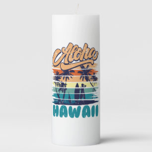 Surf - Aloha Hawaii Pillar Candle