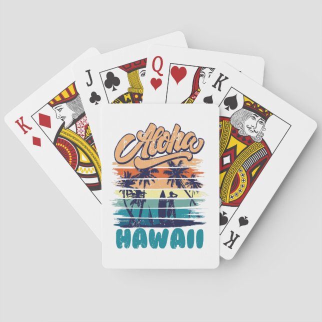 Surf - Aloha Hawaii Poker Cards (Back)