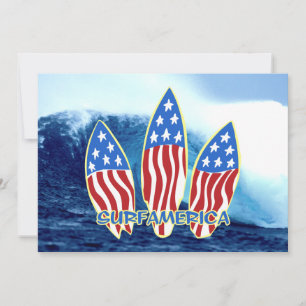 Surf America Wave Party Invitations