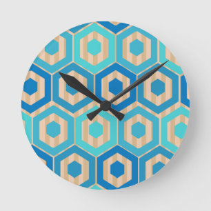Surf and Sand Round Clock