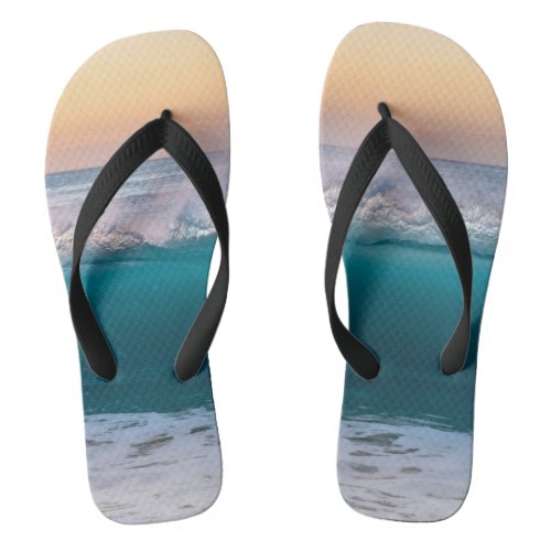 Surf and Sky Flip Flops
