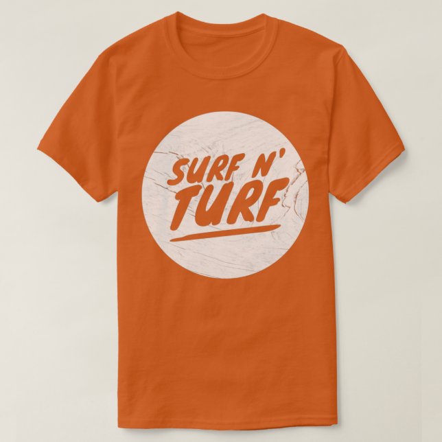 Surf and Turf T-Shirt (Design Front)