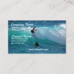 Surf Background Business Card at Zazzle