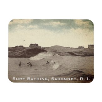 Surf Bathing, Sakonnet - Little Compton, RI Beach