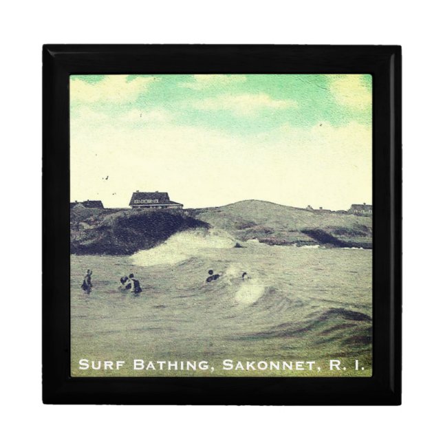 Surf Bathing, Sakonnet - Little Compton, RI Gift Box (Front)
