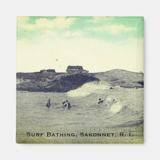 Surf Bathing, Sakonnet, RI (Warren's Point, LC)