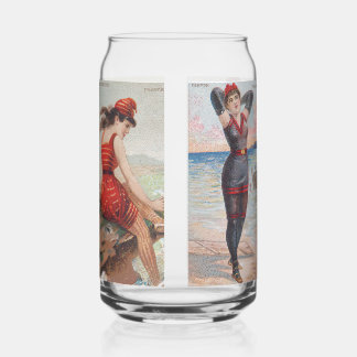 Surf Beauties  Can Glass