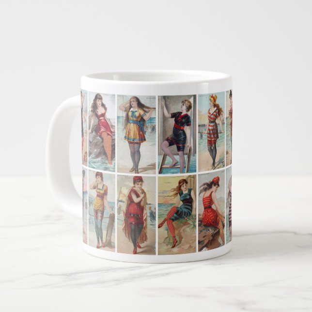 Surf Beauties of 1889 Giant Coffee Mug (Front Left)