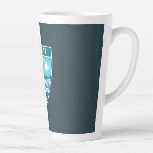 Surf Biarritz France Latte Mug