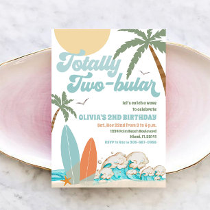 Surf Birthday Party Invitation