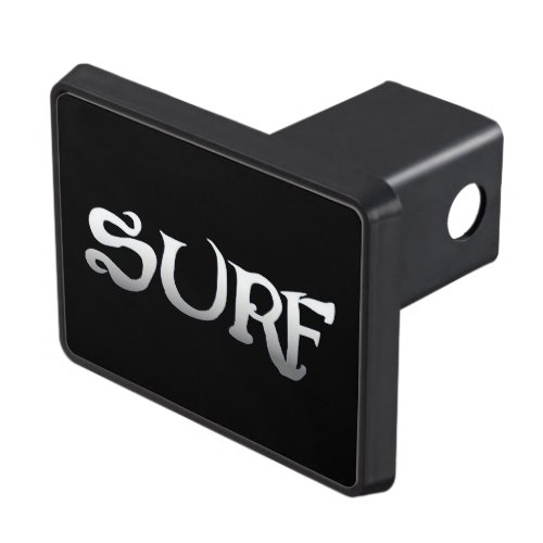 Surf black hitch cover receiver