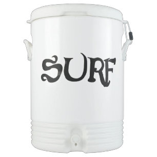Surf black Igloo beverage cooler 2 side (10 gal)