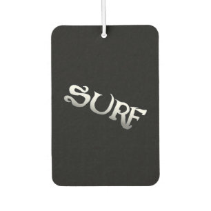 Surf black tilted car air freshener