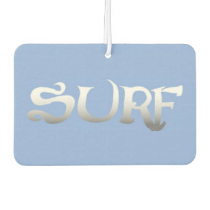 Surf blue car air freshener