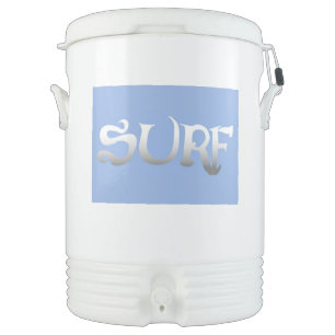 Surf blue Igloo beverage cooler 10 gallon