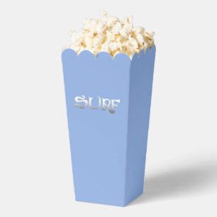 Surf blue popcorn boxes