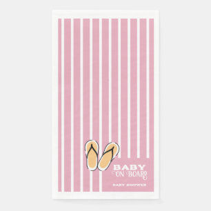 Surf Board Baby Shower Custom - Gender Neutral Paper Guest Towels